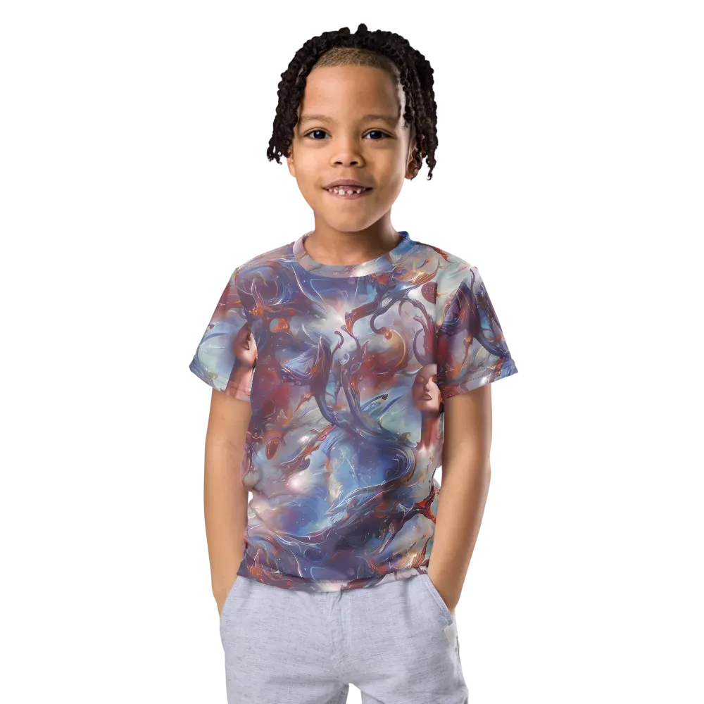Dreamweaver on Kids Crew Neck T-Shirt — Front