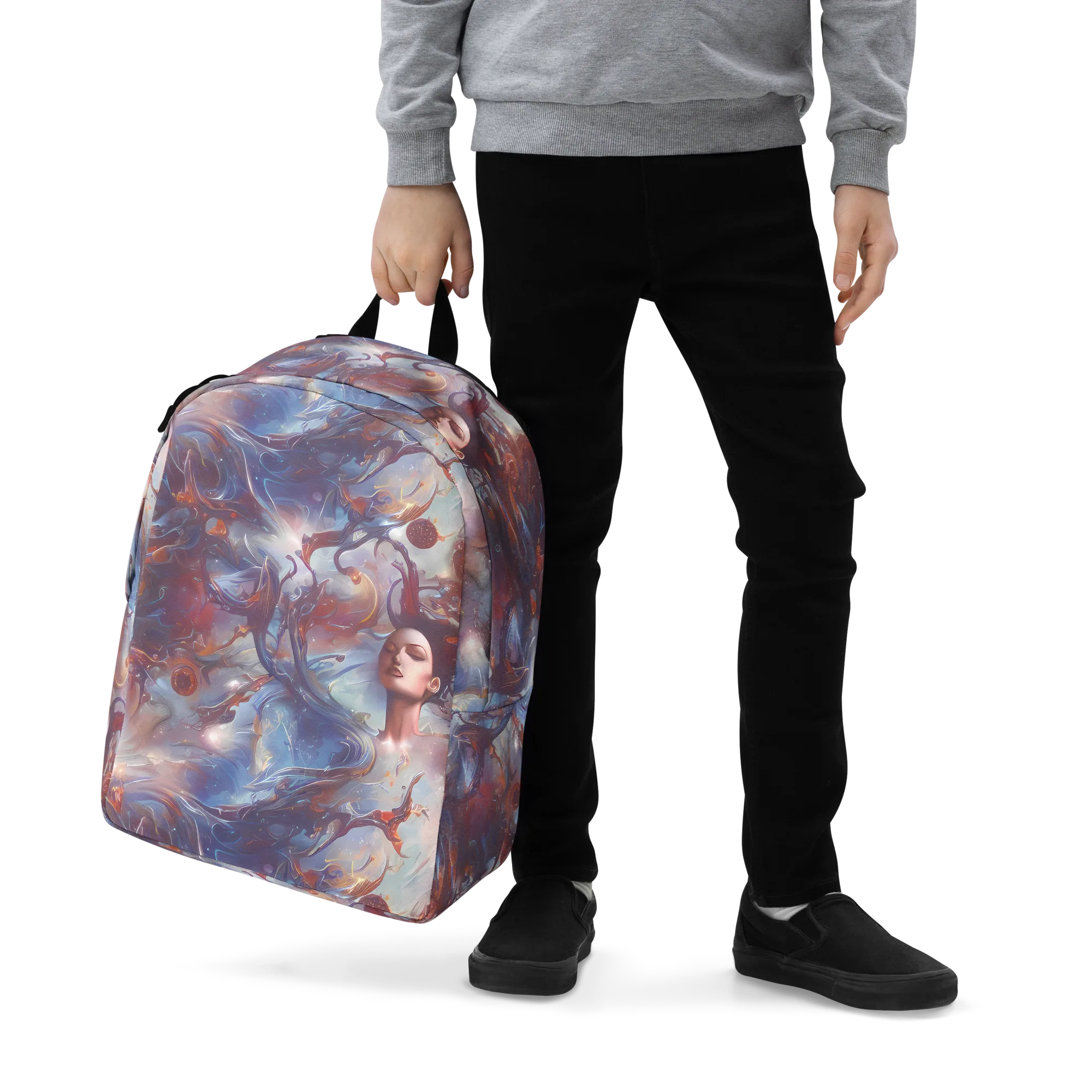 Dreamweaver on Minimalist Backpack — Zoomed-in