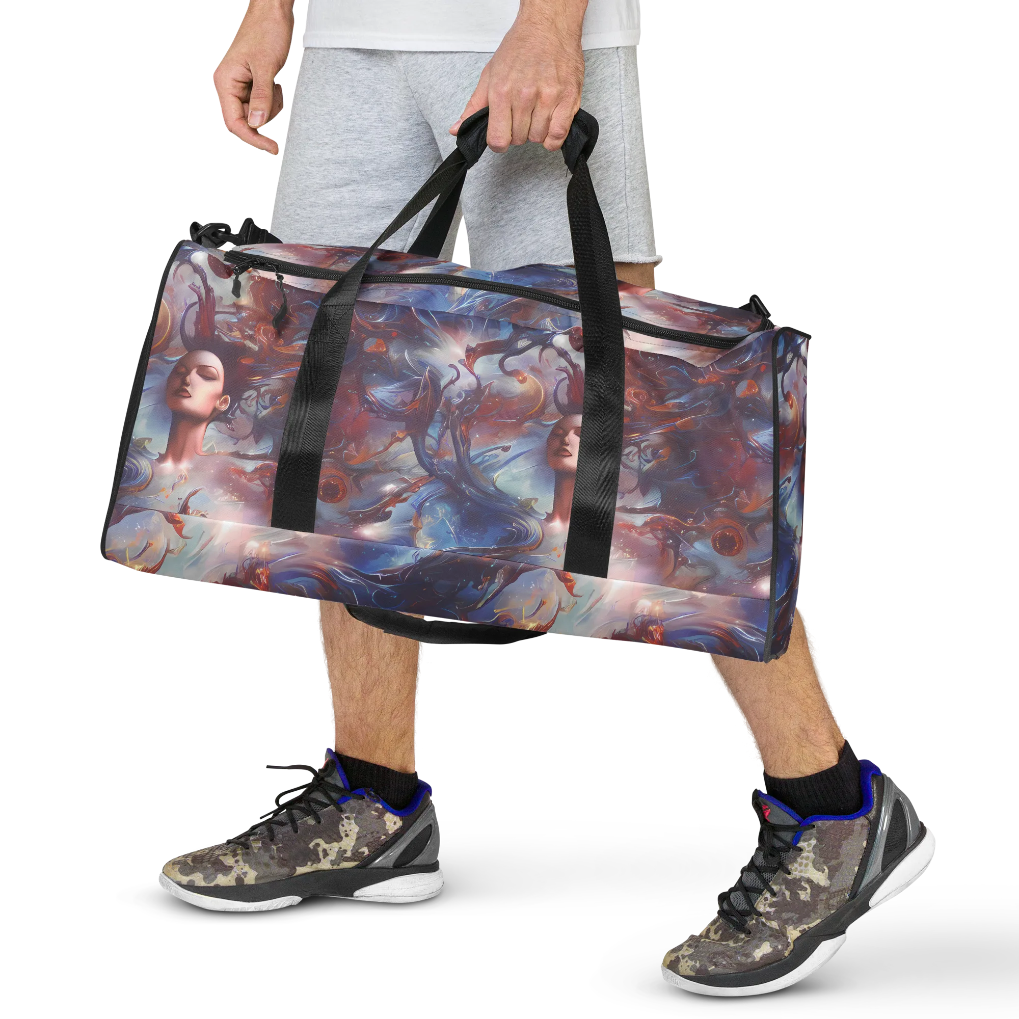 Dreamweaver on Duffle Bag — Front