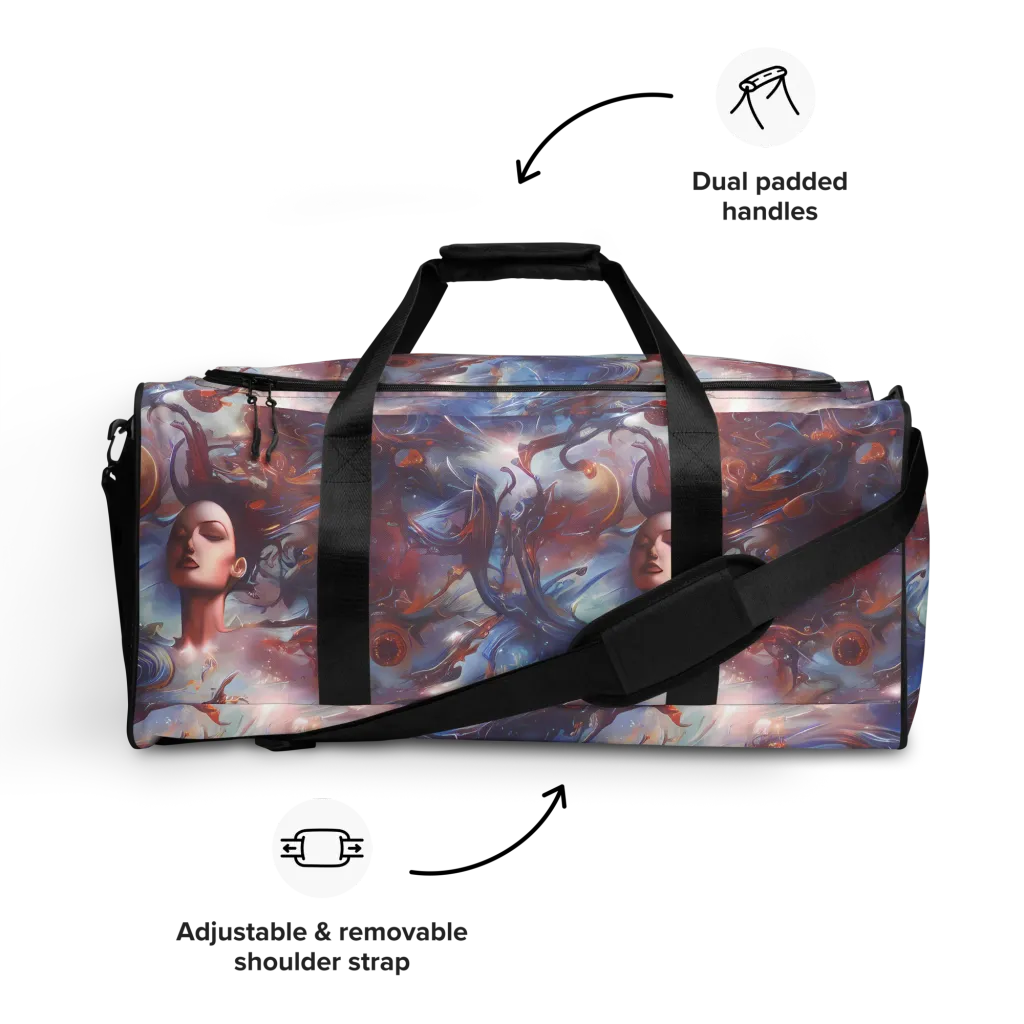 Dreamweaver on Duffle Bag — Front