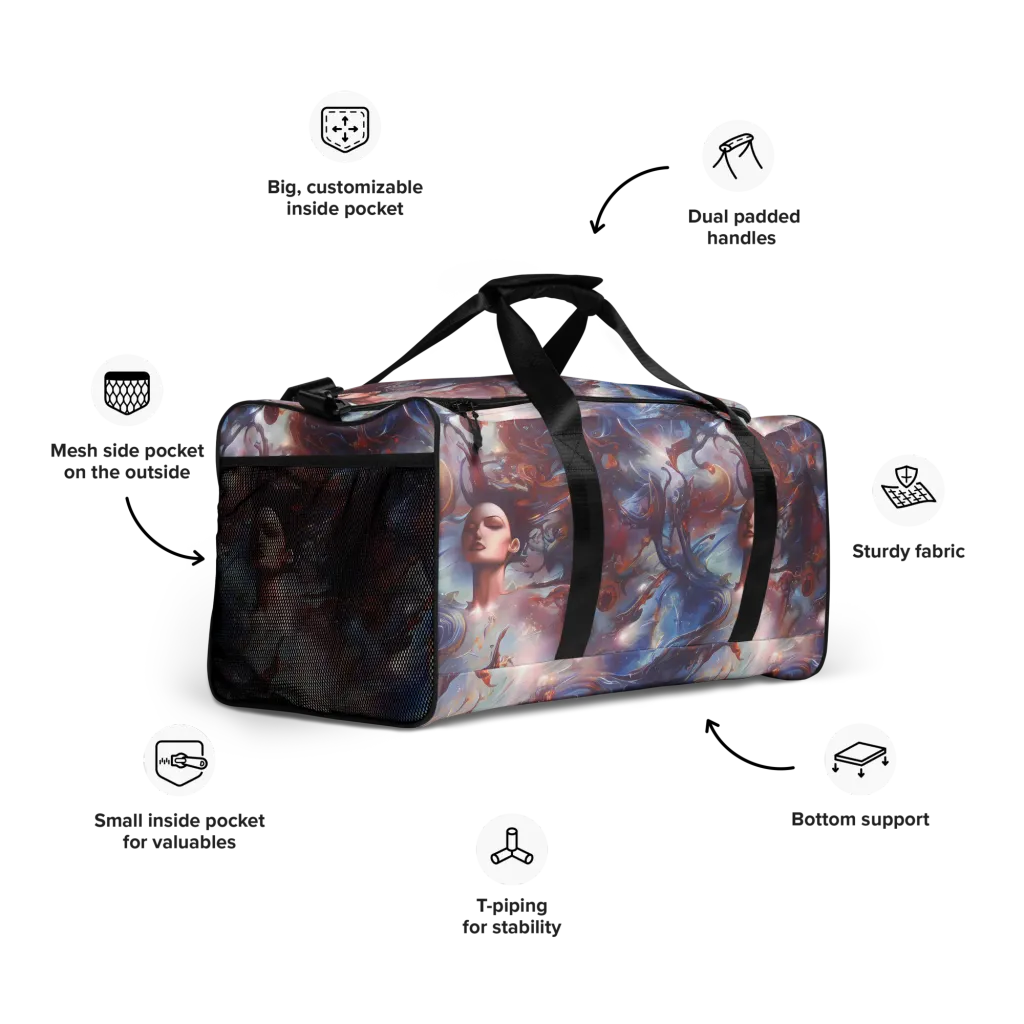 Dreamweaver on Duffle Bag — Right Front