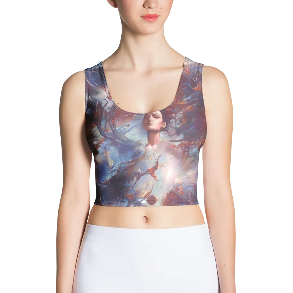 Dreamweaver on Crop Top — Front