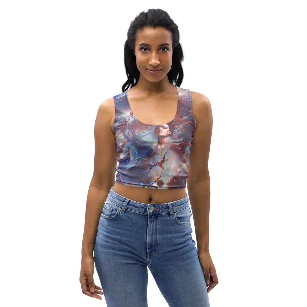 Dreamweaver on Crop Top — Front