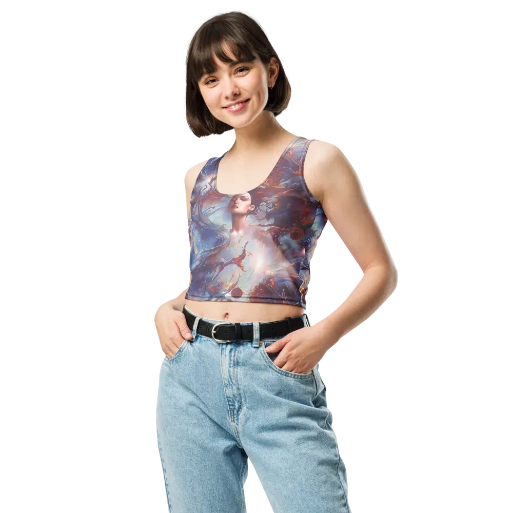 Dreamweaver on Crop Top — Front