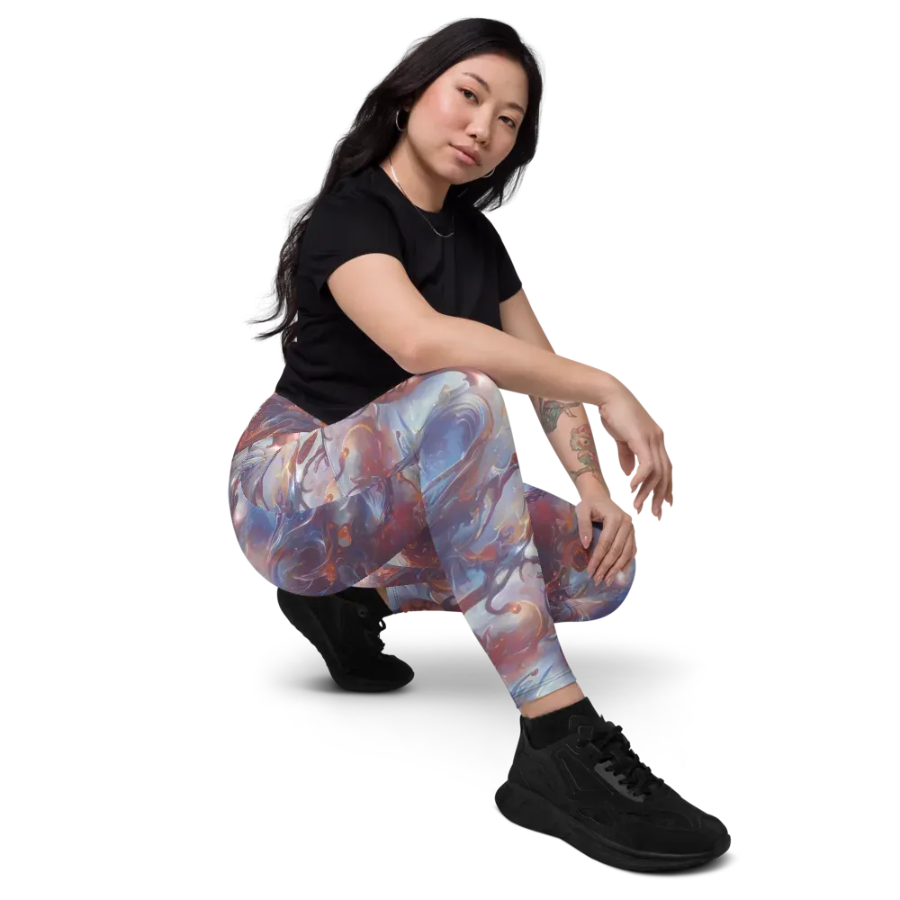 Dreamweaver on Leggings with Pockets — Right Front