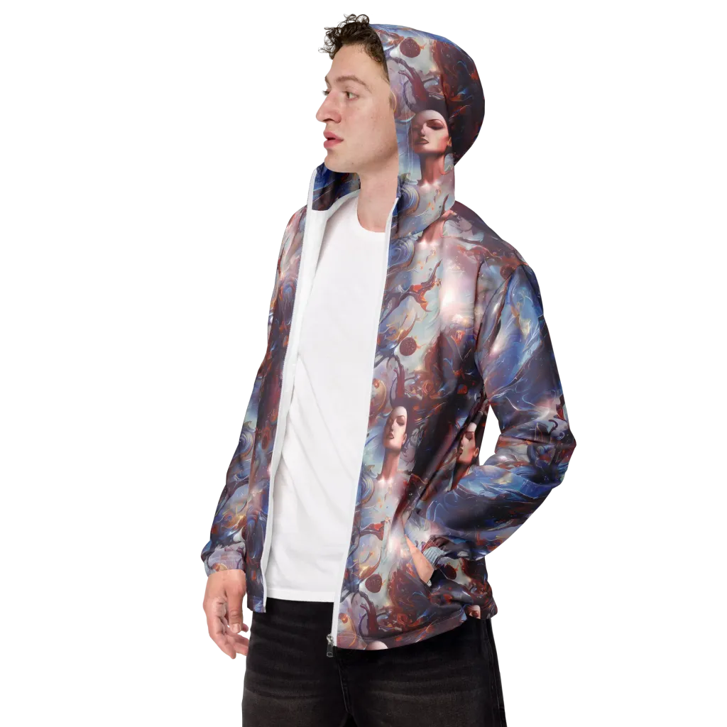 Dreamweaver on Men's Windbreaker — Left Front