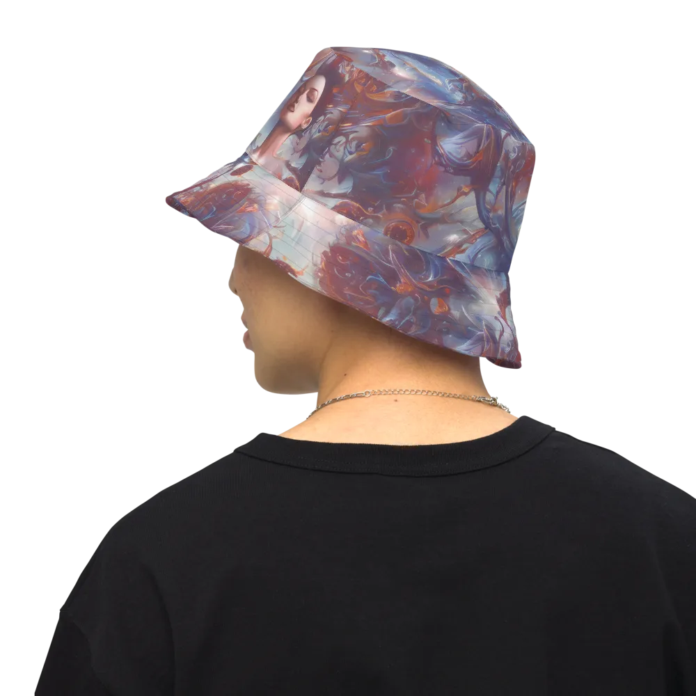 Dreamweaver on Reversible Bucket Hat — Back Inside