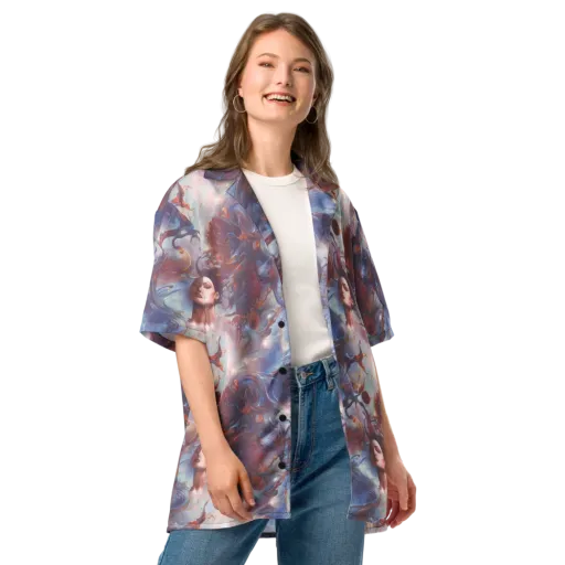 Dreamweaver on a Button Shirt