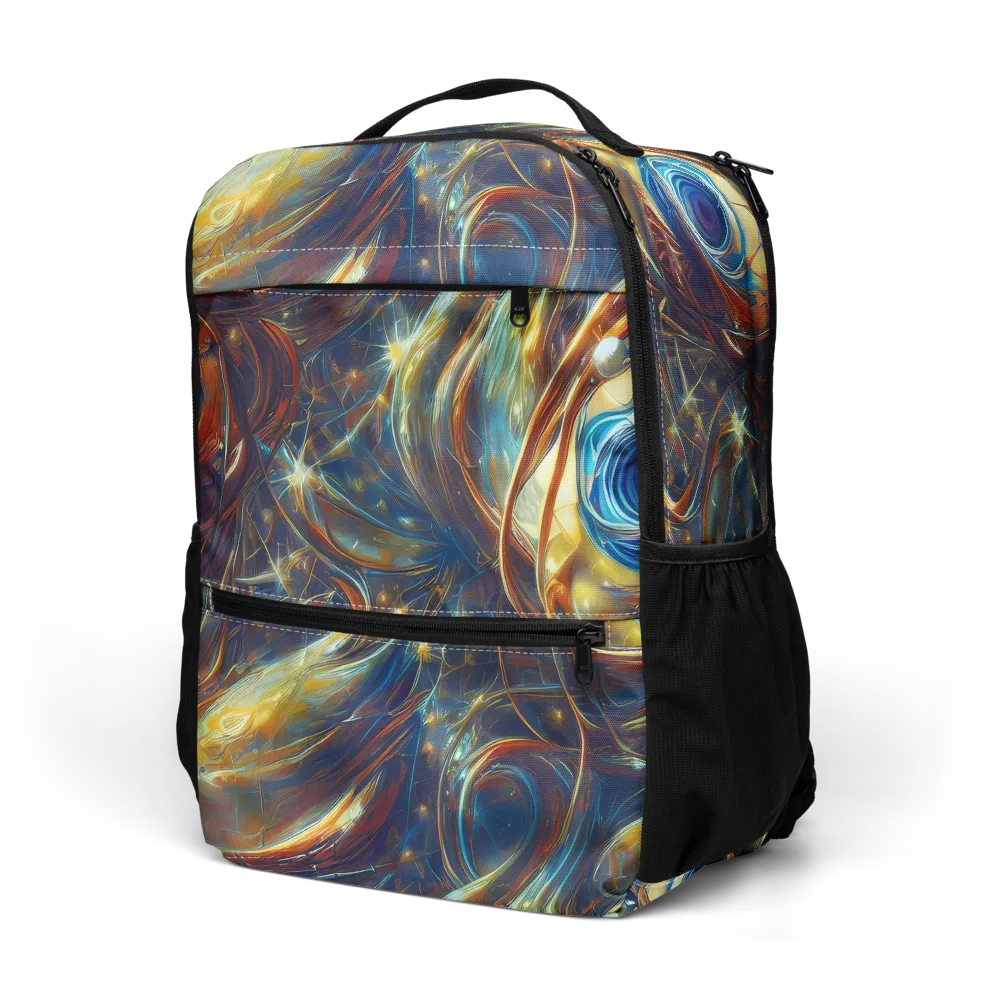 Celestial Vortex on Utility Backpack — Left Front