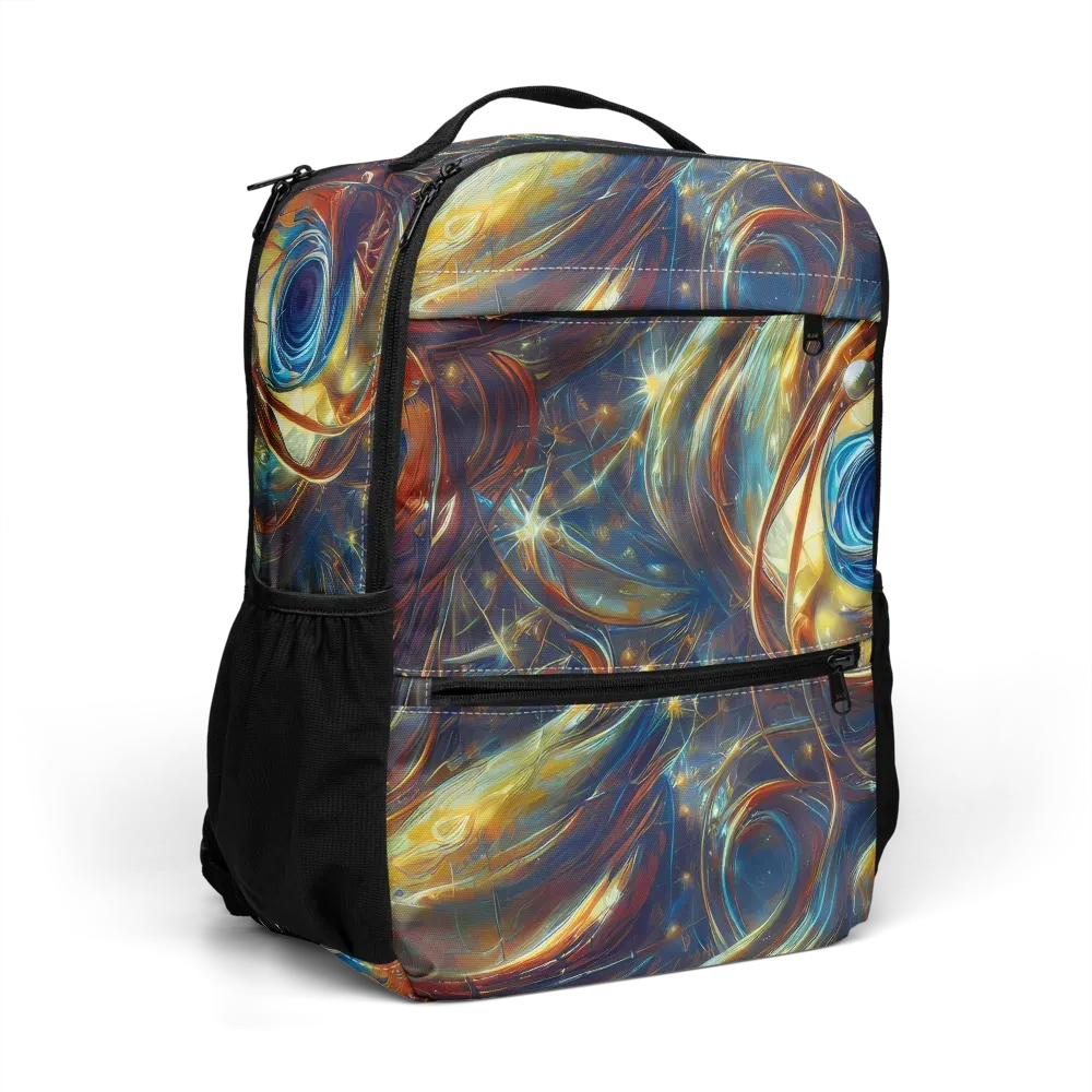 Celestial Vortex on Utility Backpack — Right Front