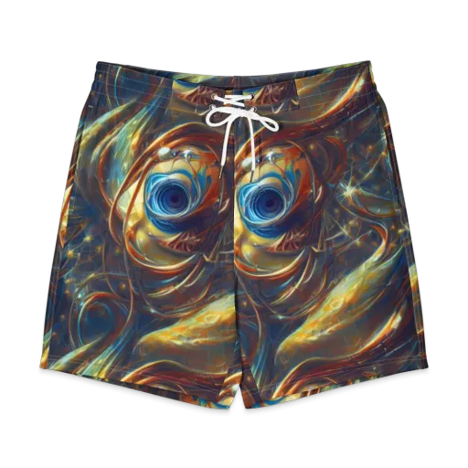 Celestial Vortex on a Men's Board Shorts