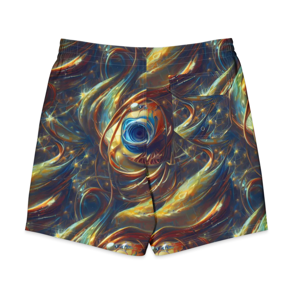 Celestial Vortex on Men's Board Shorts — Back