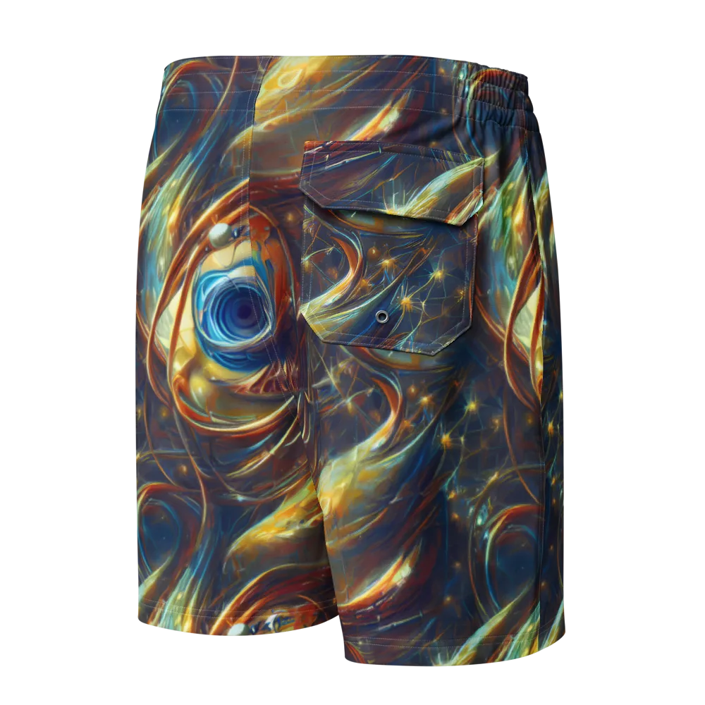 Celestial Vortex on Men's Board Shorts — Back