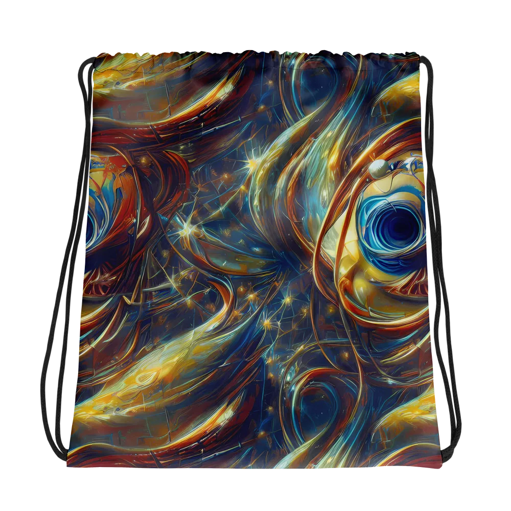 Celestial Vortex on Drawstring Bag — Photo
