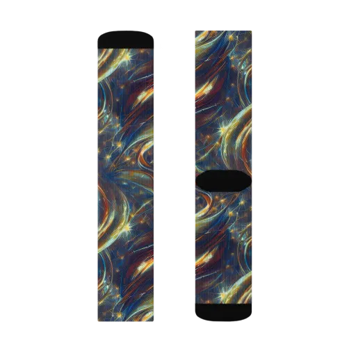 Celestial Vortex on a Socks