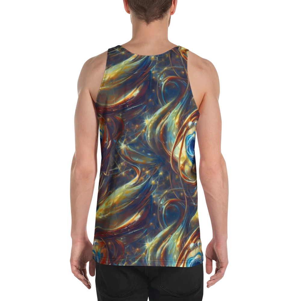 Celestial Vortex on Men's Tank Top — Back