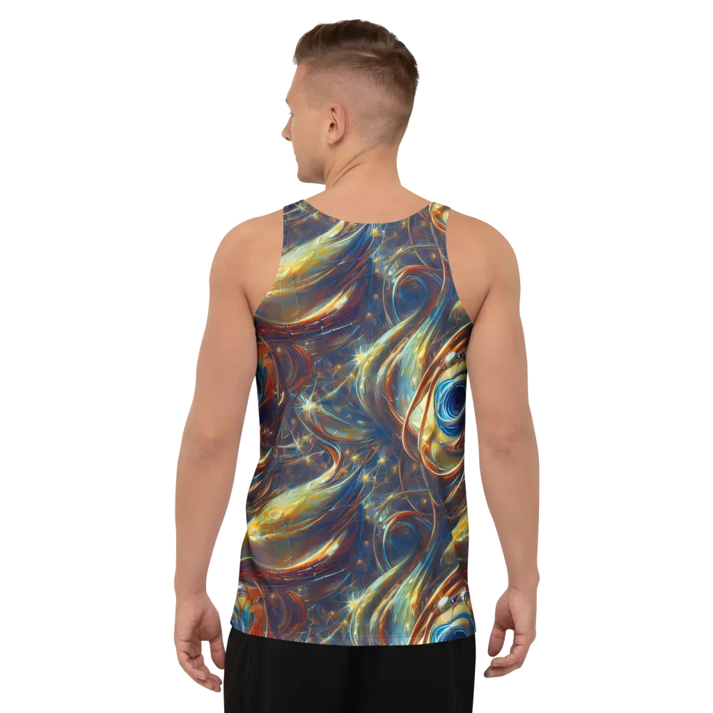 Celestial Vortex on Men's Tank Top — Back
