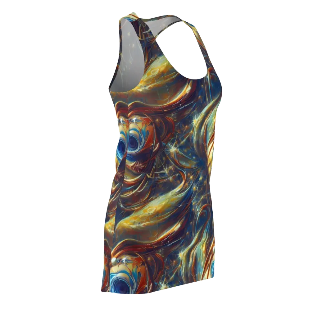 Celestial Vortex on Racerback Dress — Front Side