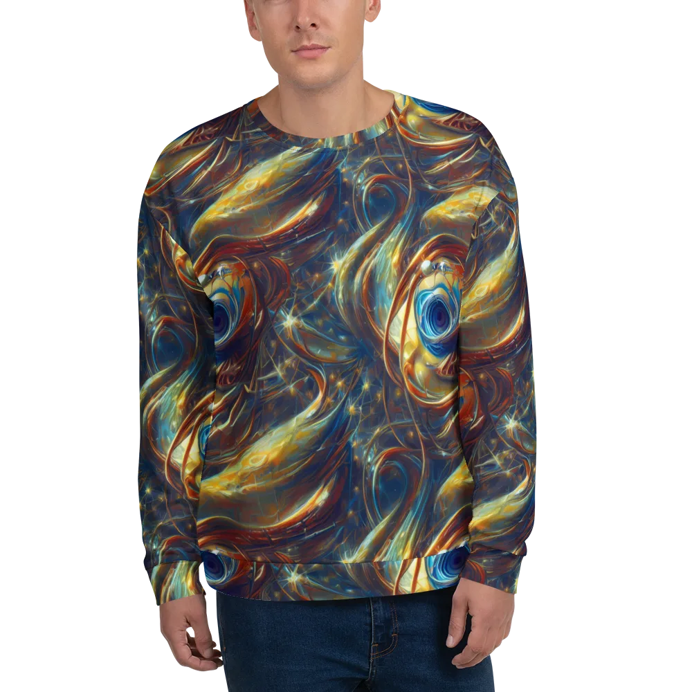 Celestial Vortex on Sweatshirt — Front