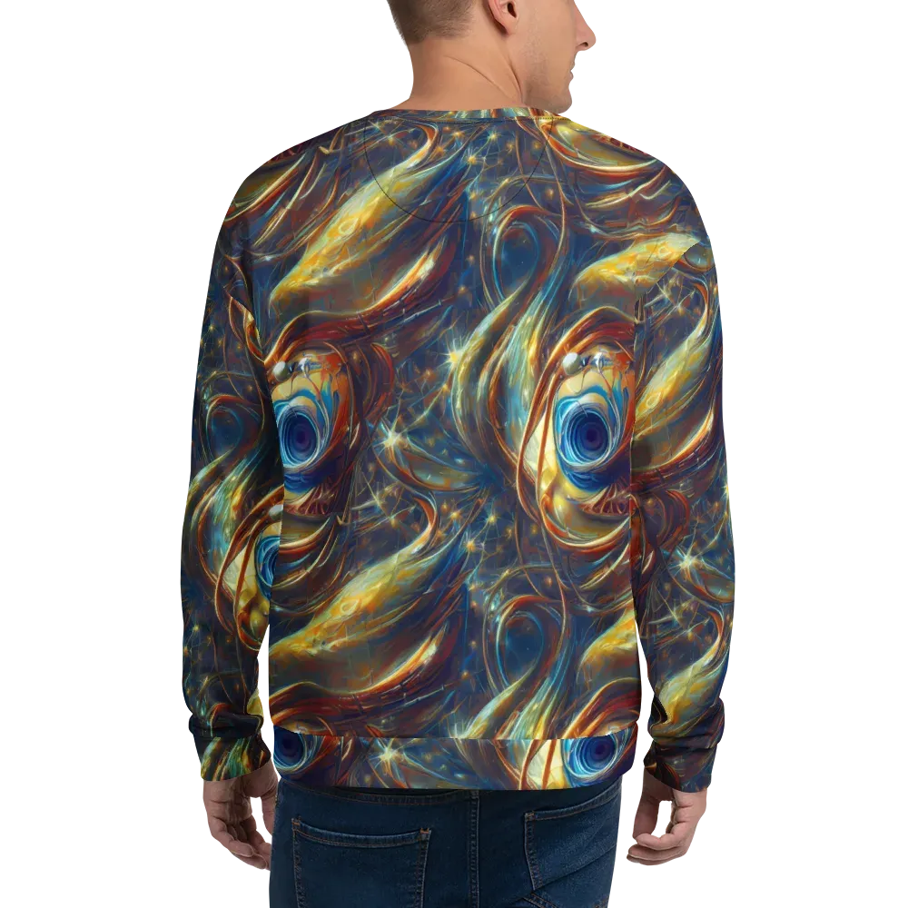 Celestial Vortex on Sweatshirt — Back
