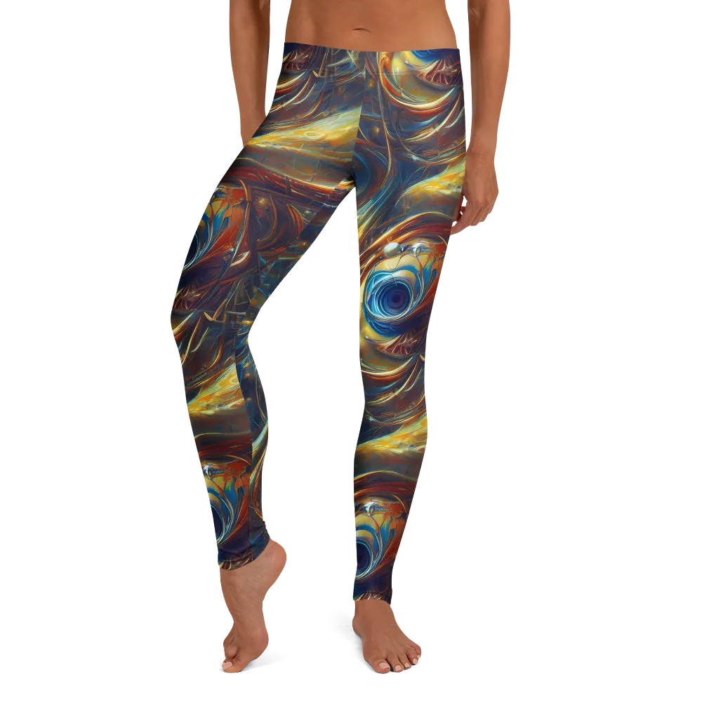 Celestial Vortex on Leggings — Front