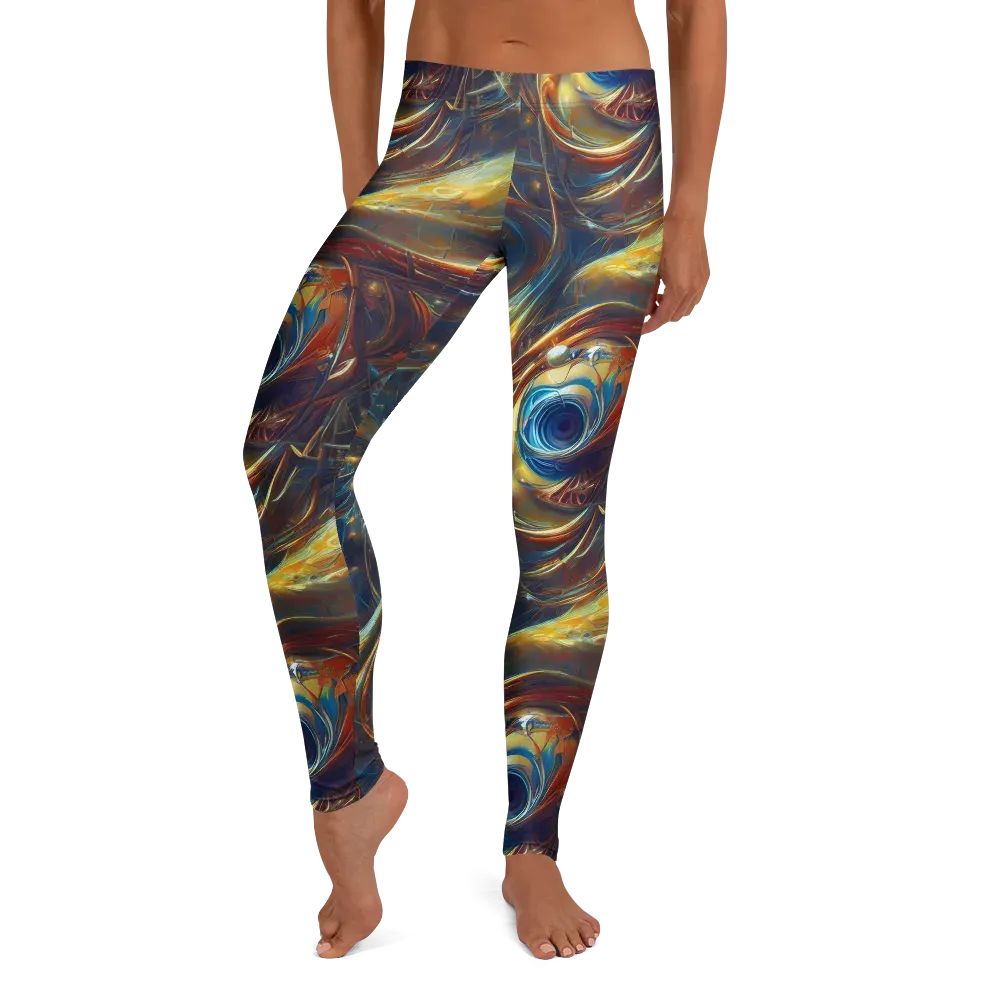 Celestial Vortex on Leggings — Front