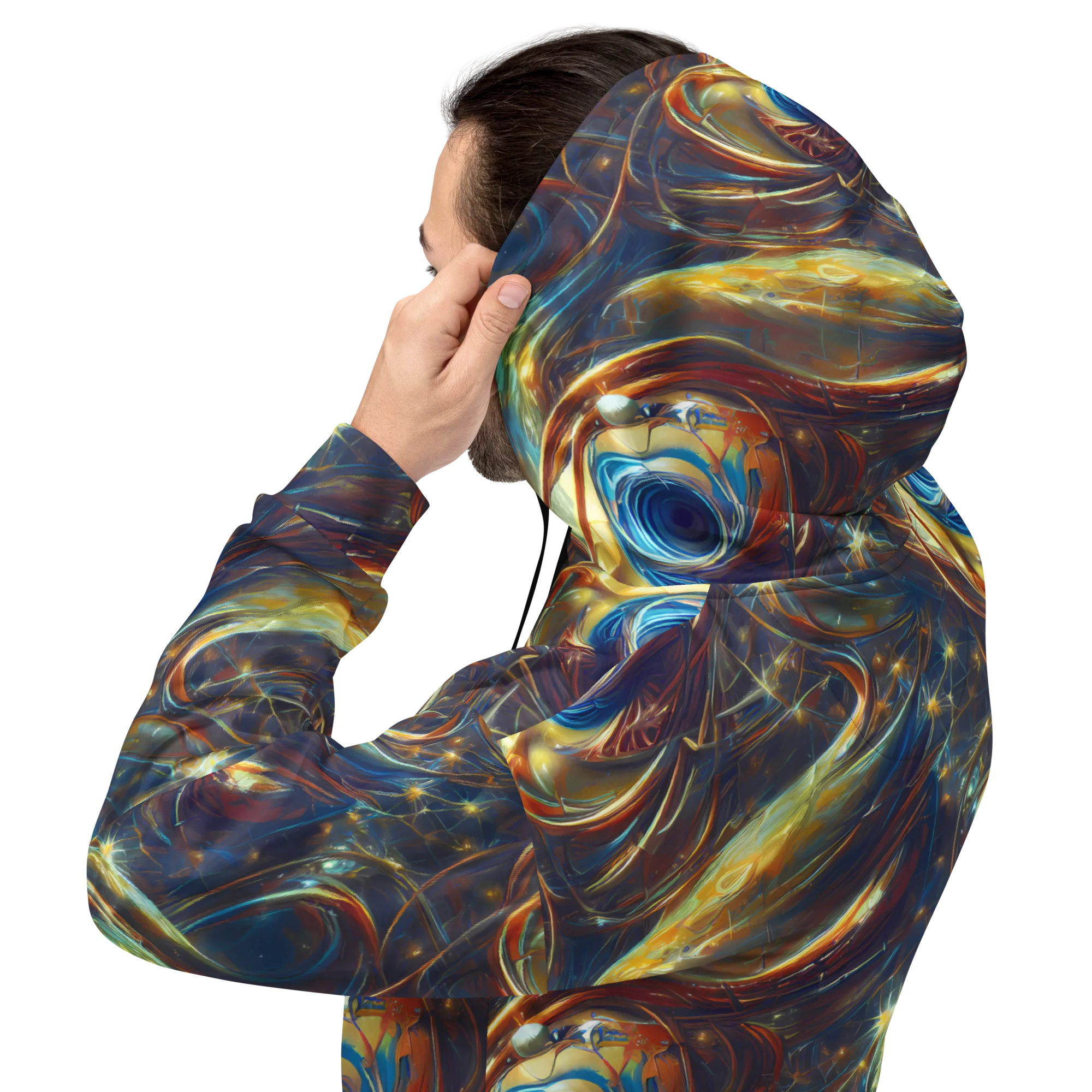 Celestial Vortex on Hoodie — Back