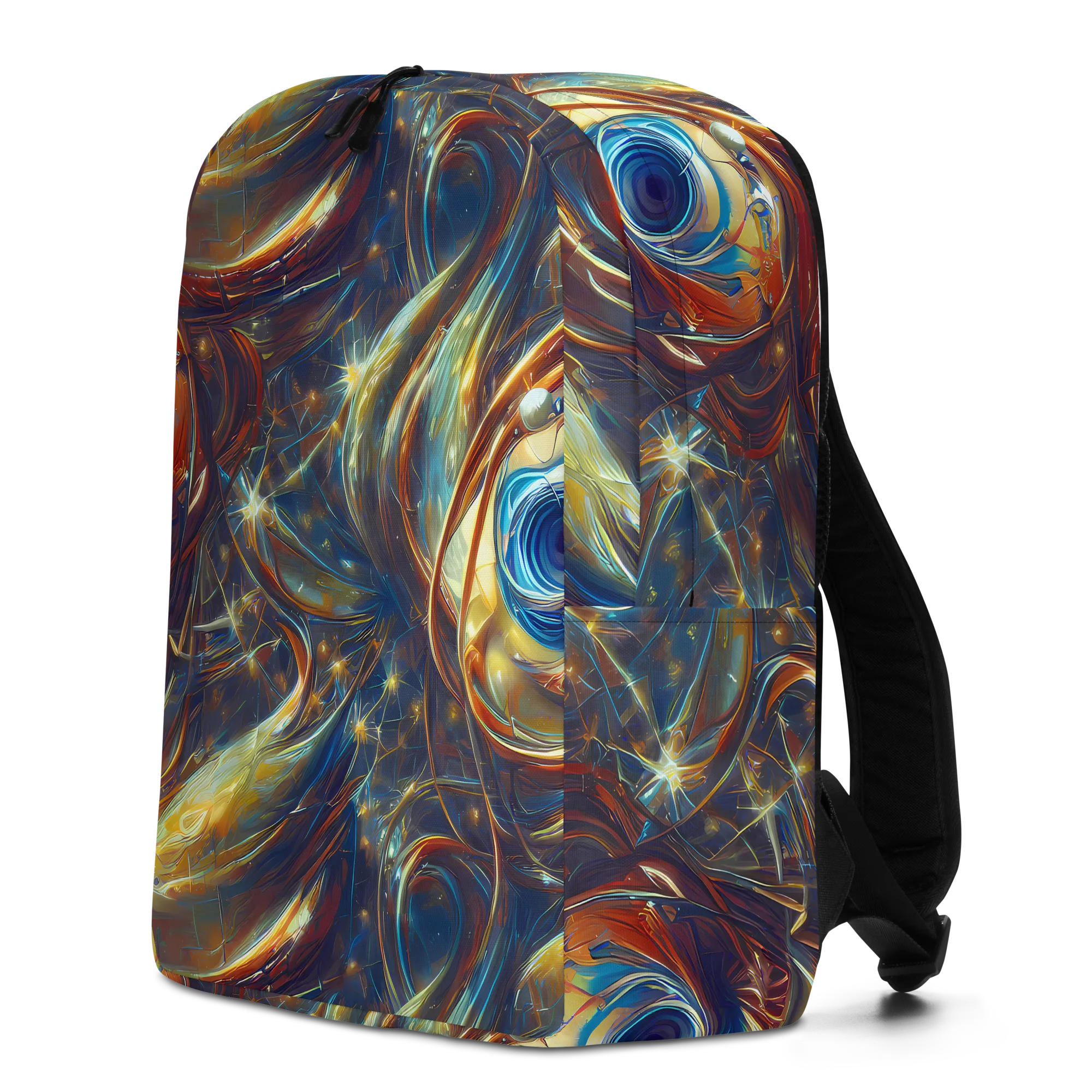 Celestial Vortex on Minimalist Backpack — Left