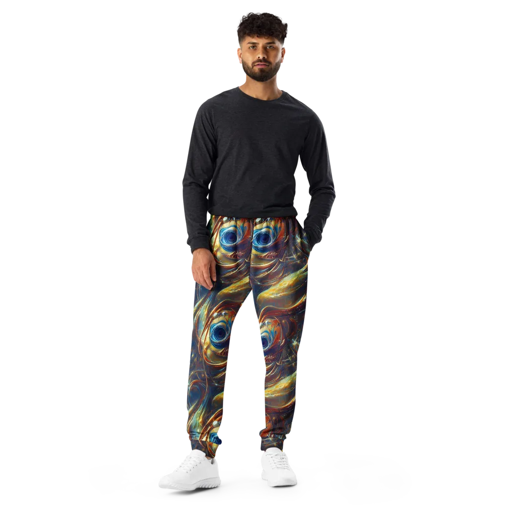 Celestial Vortex on Men's Joggers — Front