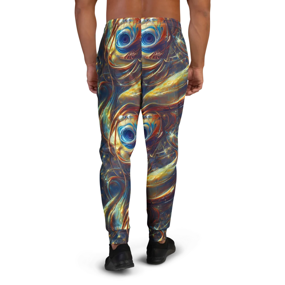 Celestial Vortex on Men's Joggers — Back