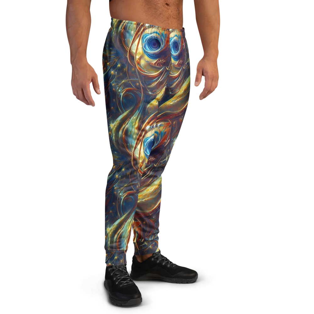 Celestial Vortex on Men's Joggers — Right