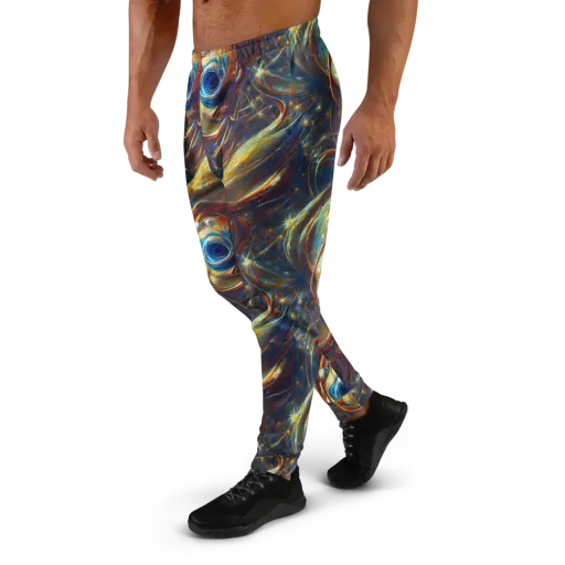 Celestial Vortex on a Men's Joggers