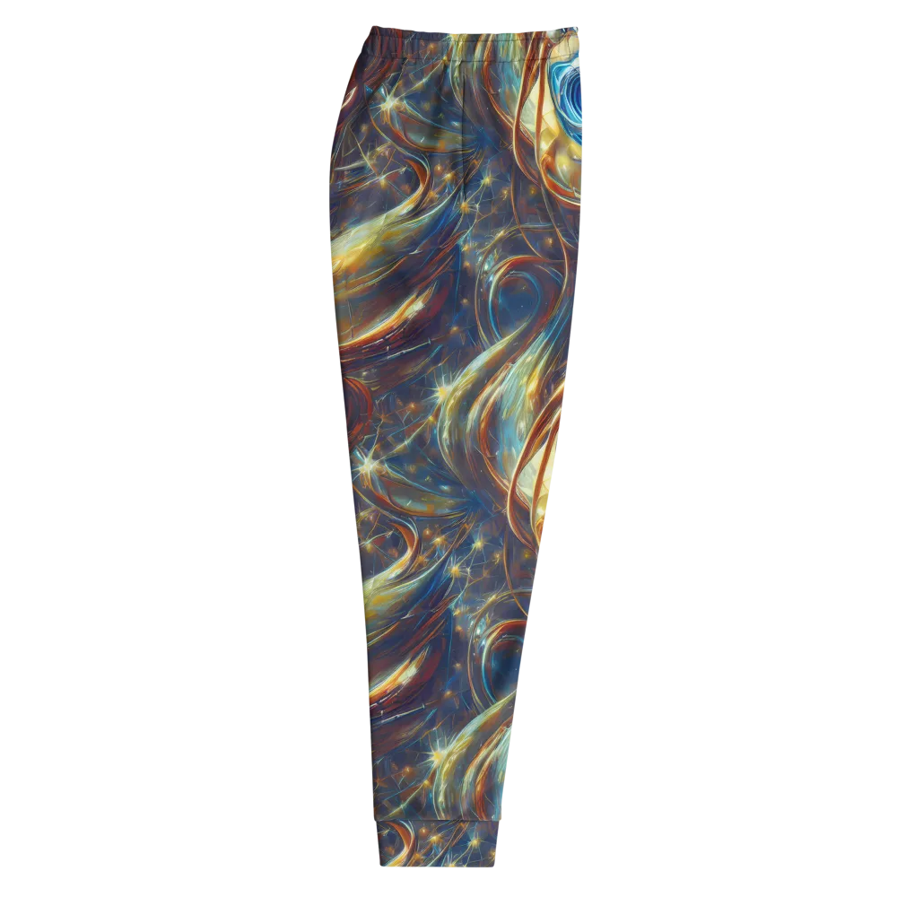 Celestial Vortex on Men's Joggers — Right