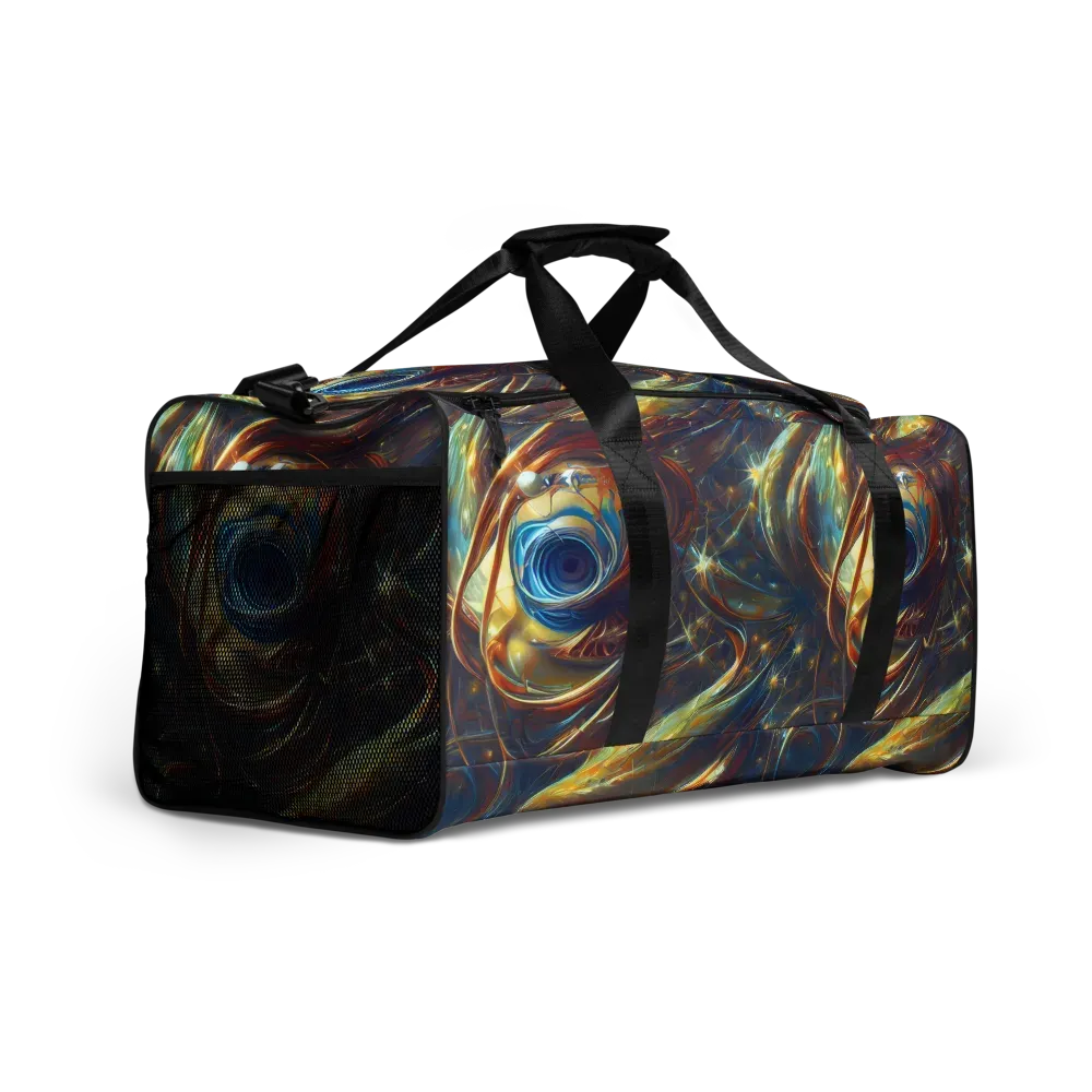 Celestial Vortex on Duffle Bag — Right Front