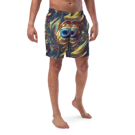 Celestial Vortex on a Swim Trunks