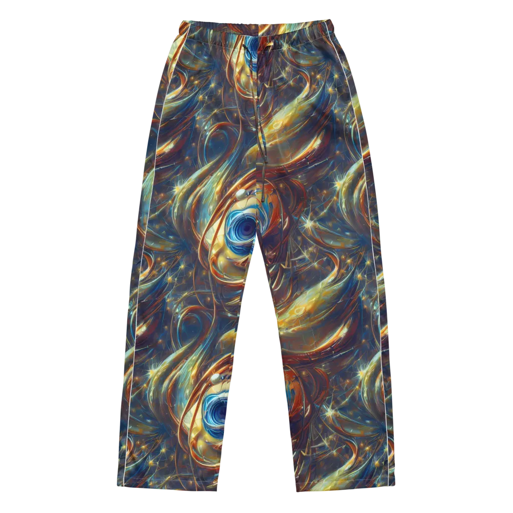 Celestial Vortex on Women's Pajama Pants — Front