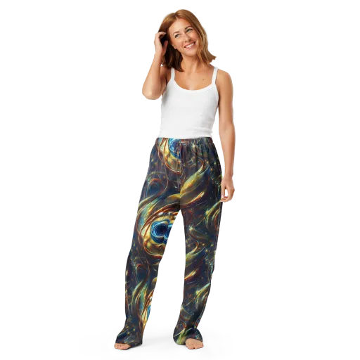 Celestial Vortex on a Women's Pajama Pants