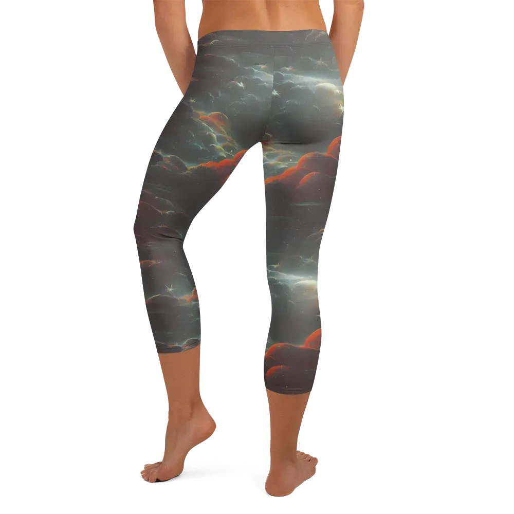 Stellar Highlands on Capri Leggings — Back