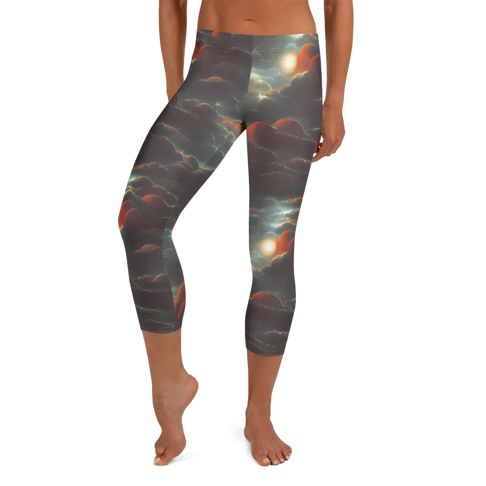 Stellar Highlands on Capri Leggings — Front