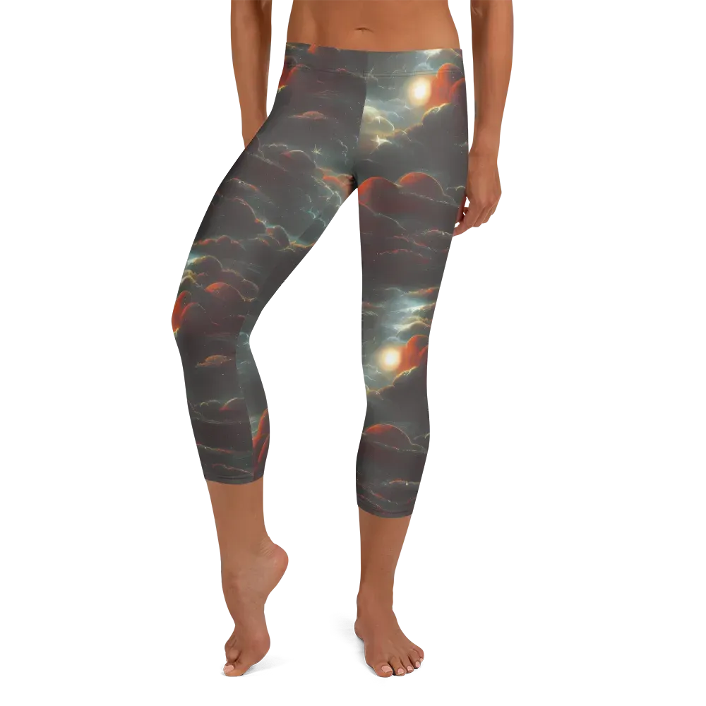 Stellar Highlands on Capri Leggings — Front