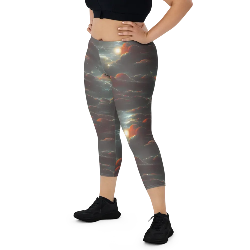 Stellar Highlands on Capri Leggings — Front