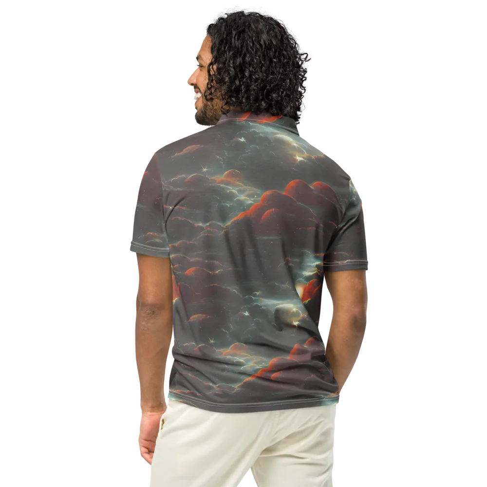 Stellar Highlands on Men's Slim Fit Polo Shirt — Back
