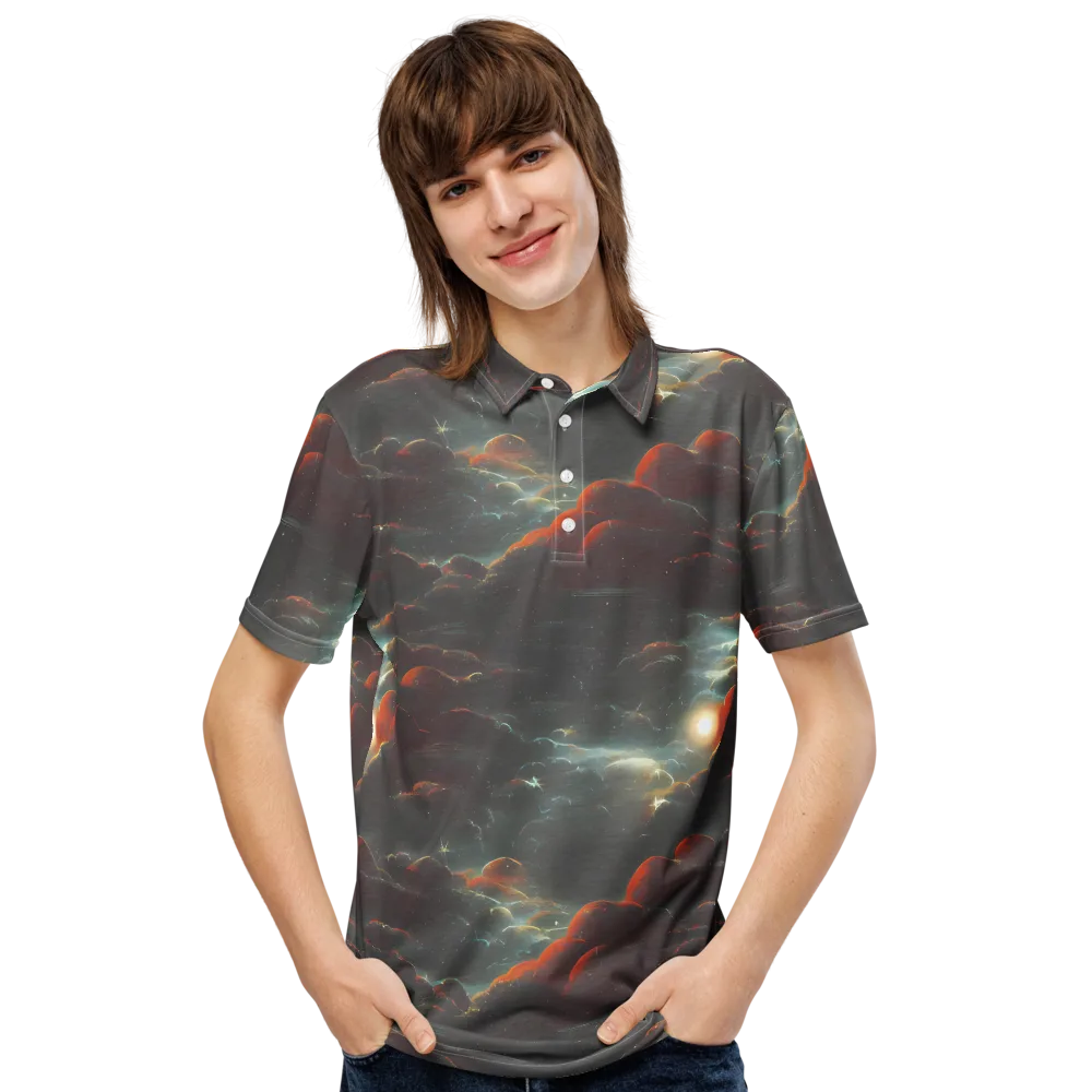 Stellar Highlands on Men's Slim Fit Polo Shirt — Front