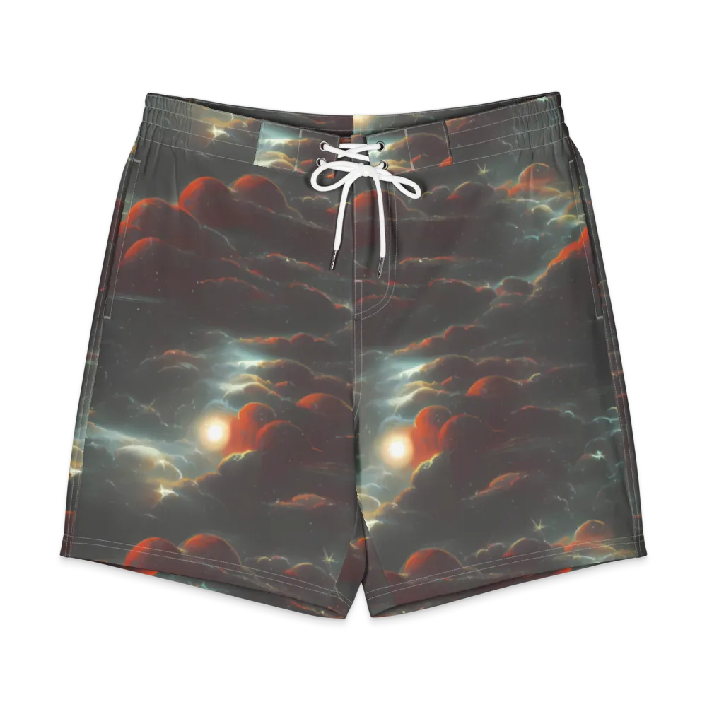 Stellar Highlands on Men's Board Shorts — Front