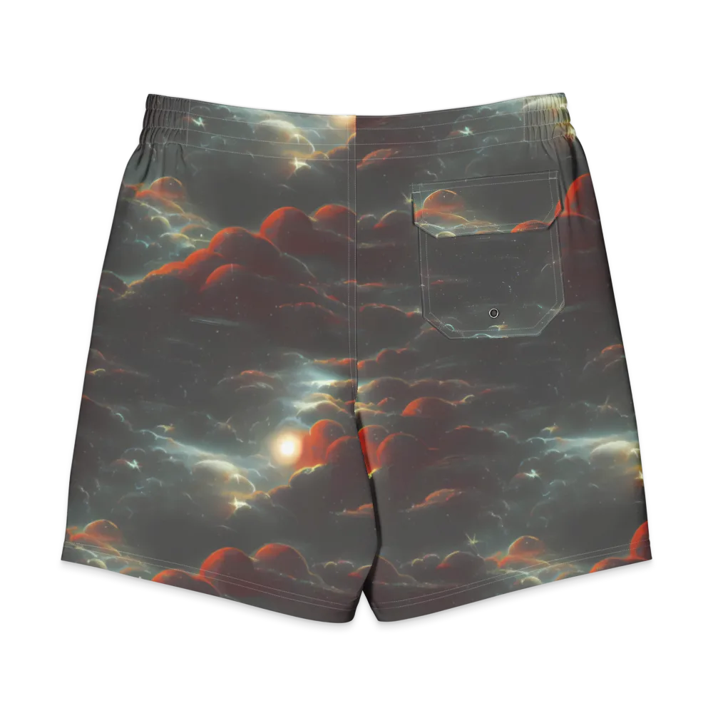 Stellar Highlands on Men's Board Shorts — Back