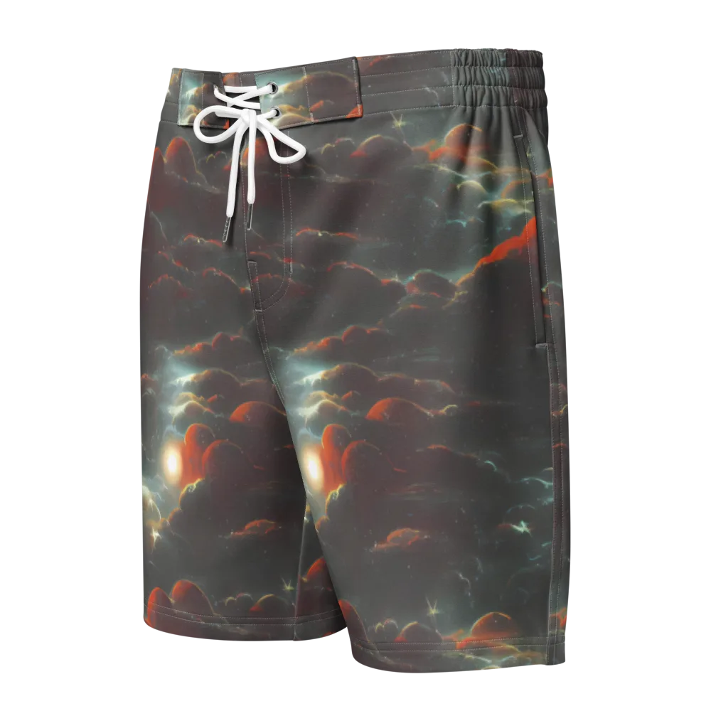 Stellar Highlands on Men's Board Shorts — Front