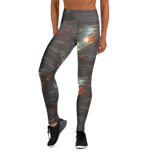 Stellar Highlands on a Yoga Leggings