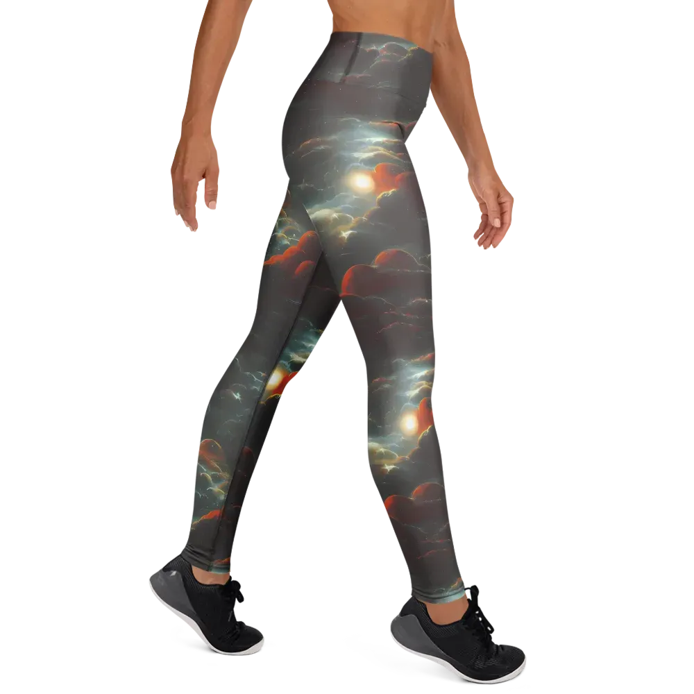 Stellar Highlands on Yoga Leggings — Right