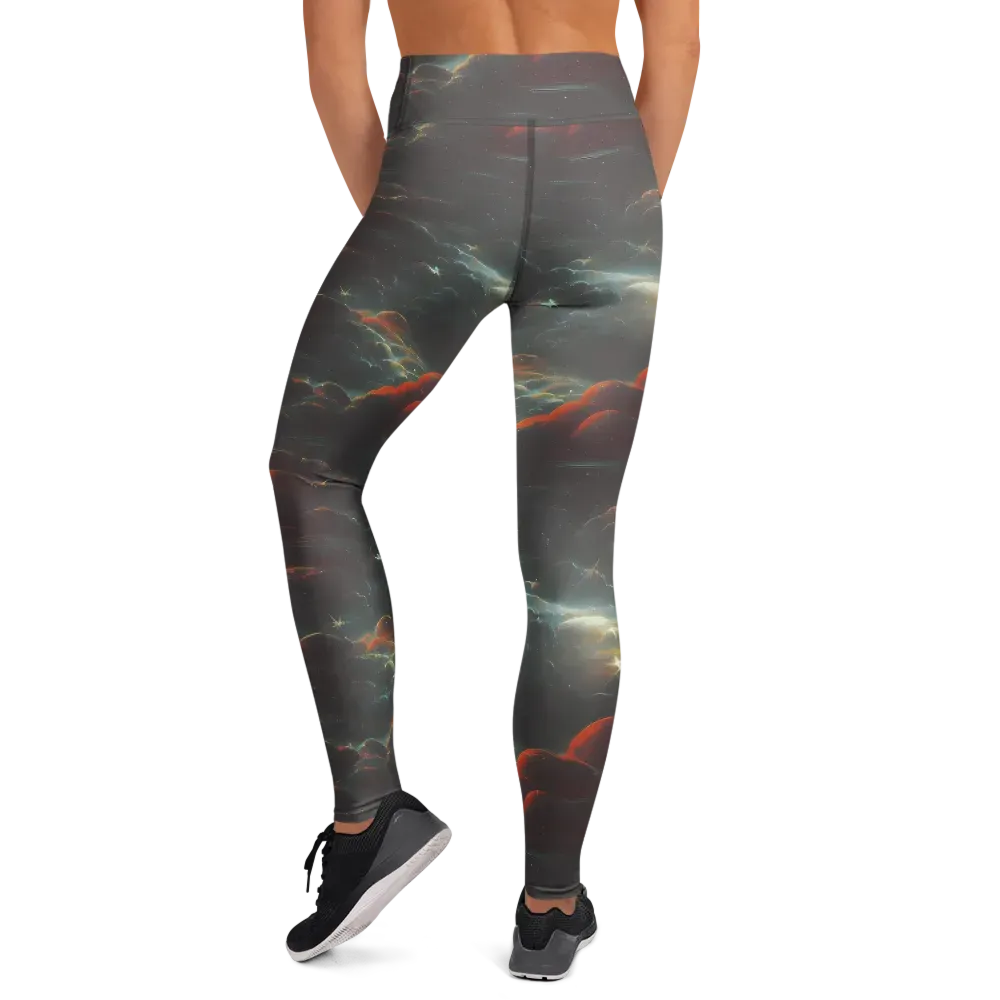 Stellar Highlands on Yoga Leggings — Back