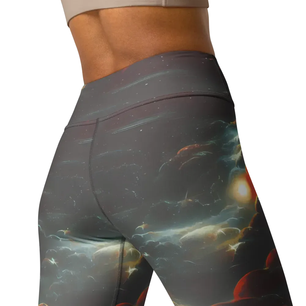 Stellar Highlands on Yoga Leggings — Back